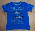 T-Shirt Marc O'Polo Gr. 128 blau Fische
