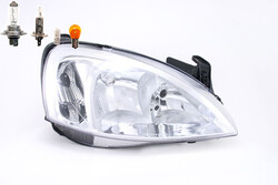 Scheinwerfer Front passend für Opel Corsa C 07/03- 12/09 Rechts mit Leuchtmittel