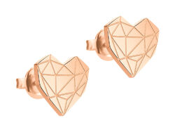 LIEBESKIND BERLIN Ohrstecker Größe 11 mm in IP Rosègold LJ-0309-E-11 NEU 