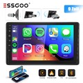 Autoradio 1 DIN Bildschirm Apple Carplay Android Auto Bluetooth AUX TF USB 9Zoll
