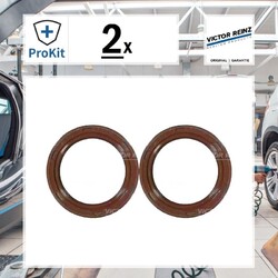 2x ORIGINAL® Victor Reinz Wellendichtring, Nockenwelle für Kia Carnival II