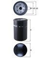 MAHLE KC 24 Kraftstofffilter für GAZ RENAULT TRUCKS