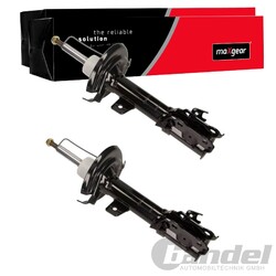 2x MAXGEAR STOßDÄMPFER+SERVICE KIT VORNE passend für FORD FIESTA V JH_ JD_