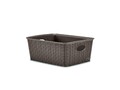Stefanplast Elegance Korb Rattan, Braun, 25 x 19 x 10 cm