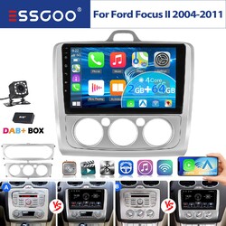 DAB+ Android 14 Autoradio 64G Für Ford Focus MK2 MK II 2004-2011 GPS WIFI Kamera