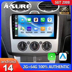 Android 14 Autoradio Für Ford Focus Transit MK7 S-Max Apple Carplay Navi GPS 64G