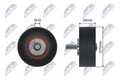 NTY Umlenk-/Führungsrolle, Keilrippenriemen RNK-FT-003 passend für FIAT