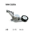 1x Riemenspanner, Keilrippenriemen SKF VKM 31054 passend für AUDI FORD SEAT