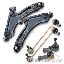 ATEC 2x QUERLENKER LENKER+KOPPELSTANGEN+SPURSTANGENKOPF VORNE FÜR OPEL MERIVA A### MIT TRAGGELENKE ###