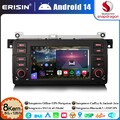 Android 14 Qualcomm 128GB 8-Kern DAB Autoradio für BMW 3er M3 E46 MG ZT Rover 75