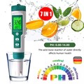 7 in 1 pH TDS Digitaler Messgerät Wasser zur Auswahl Digital, präzise mit ACT