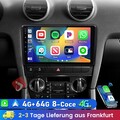 4+64G Android 14 Carplay DAB+ Für Audi A3 8P 2003-2013 S3 RS3 Autoradio GPS Navi
