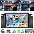 Für BMW 5er E39 7er E38 X5 E53 9" DAB Autoradio 64G Android 14 GPS Navi CarPlay
