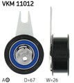 SKF Spannrolle, Zahnriemen VKM 11012 für AUDI SEAT VW