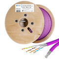 250m Cat 7A Verlegekabel DUPLEX Twin KUPFER Netzwerkkabel Daten Installation LAN