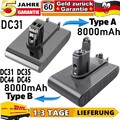 Für Dyson DC31 8.0AH Replacement Akku DC34 DC35 DC44 Animal A/B 6500mAh Li-ion