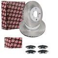 ASHIKA BREMSSCHEIBEN 246mm + BELÄGE VORNE passend für LIANA ER Limo + Kombi