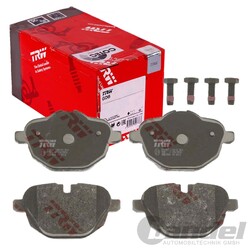 TRW BREMSBELÄGE HINTERACHSE passend für BMW 5 X3 X4 Z4