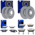 ATE PowerDisc BREMSSCHEIBEN + BELÄGE passend für VW GOLF 4 BEETLE AUDI A3 LEON