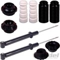 2x STOßDÄMPFER HINTERACHSE + DOMLAGER passend für VW GOLF 2 3 VENTO JETTA 2