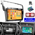 10'' Apple CarPlay 4+64G Android13 Autoradio GPS NAVI KAM Für VW Golf 7 VII WIFI