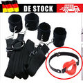 BDSM Fesseln Set Bondage Hand Fuß Fessel Bett Fesselset Handfesseln Fußfesseln