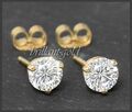 Diamant Ohrstecker aus 585 Gelbgold mit 2,34ct Brillanten; 14K Damen Ohrringe