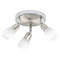 Brilliant Sofia Decken Spot Rondell Strahler Leuchte 3-flg E14 Metall dimmbar