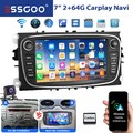 Für Ford Focus Mondeo Mk4 S/C-Max Galaxy Autoradio Android 13 GPS WIFI KAM 2+64G