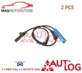 ABS SENSOR DREHZAHLFÜHLER PAAR VORNE AUTLOG AS4068 2PCS I NEU OE QUALITÄT