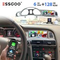 Carplay Autoradio Für Audi A6 C6 4F MMI 2G 2005-2009 Android 14 GPS NAVI 6+128G