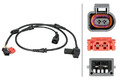 ABS-Raddrehzahlsensor Induktivsensor 6PU 012 806-841 HELLA für AUDI VW