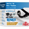 HOOK ANHÄNGERKUPPLUNG starr für VW T5 T6 09-19 +13pol E-Satz spezifisch m.Vorb