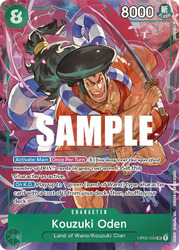 One Piece Paramount War Kouzuki Oden Alt Art OP02-030 Near Mint english