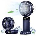 Portable 3000mAh Mini Hand Ventilator Akku Aufladbar Lüfter Handheld neck Fan