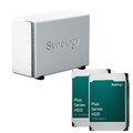 Synology DiskStation DS223J 2 Einschübe NAS-Server Leergehäuse + 16 TB Synology