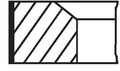 MAHLE Kolbenringsatz 001 RS 00111 0N2 für GLA X156 S212 KLASSE MERCEDES JEEP Bus