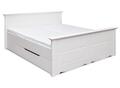 Doppelbett Bett Bettrahmen Betten Ehebett Polsterbett Holz Möbel Weiß Bauern