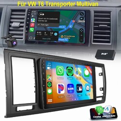 DAB+ Für VW T6 Transporter Multivan 16-22 KAM Android 14 CarPlay Autoradio 1+32G