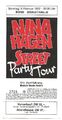 Nina Hagen  Street Party Tour 1992 Bonn  Ticket / Konzertkarte / Eintrittskarte