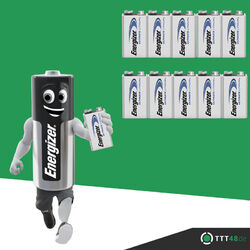 10 x Energizer Ultimate Lithium 9V Block E-Block 6FR22 Batterie - Rauchmelder