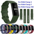 Ersatz Silikon Band Riemenschnalle für Fitbit Charge 3 4 Luxus Sport Riemen