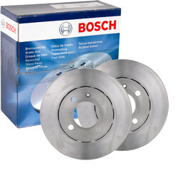 2X BOSCH BREMSSCHEIBEN 239mm BELÜFTET VORNE PASSEND FÜR SEAT AROSA VW LUPO POLO