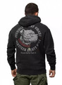 Pullover Sweatjacke Kapuzenpullover Pit Bull West Coast Strength Respect Graphit