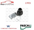 ACHSMANSCHETTE ANTRIEBSWELLE PAAR TRANSMISSION END PASCAL G6W003PC 2PCS I NEU