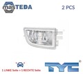 19-0293-05-2 NEBELSCHEINWERFER PAAR SET TYC 2PCS FÜR SKODA FABIA I