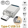 2TB 1TB USB 3.0 Stick USB-C OTG Flash Drive Speicherstick Typ C für Samsung PC