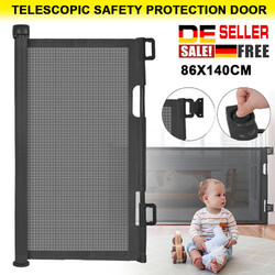 Türschutzgitter Roll Treppenschutzgitter ausziehbar Türschutzrollo Gate 0-140cm