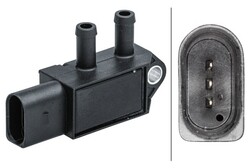 vor Rußpartikelfilter HELLA 6PP 009 409-631 Sensor, Abgasdruck für VW