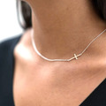 kette mit kreuz silber 925 damen Neu glänzend